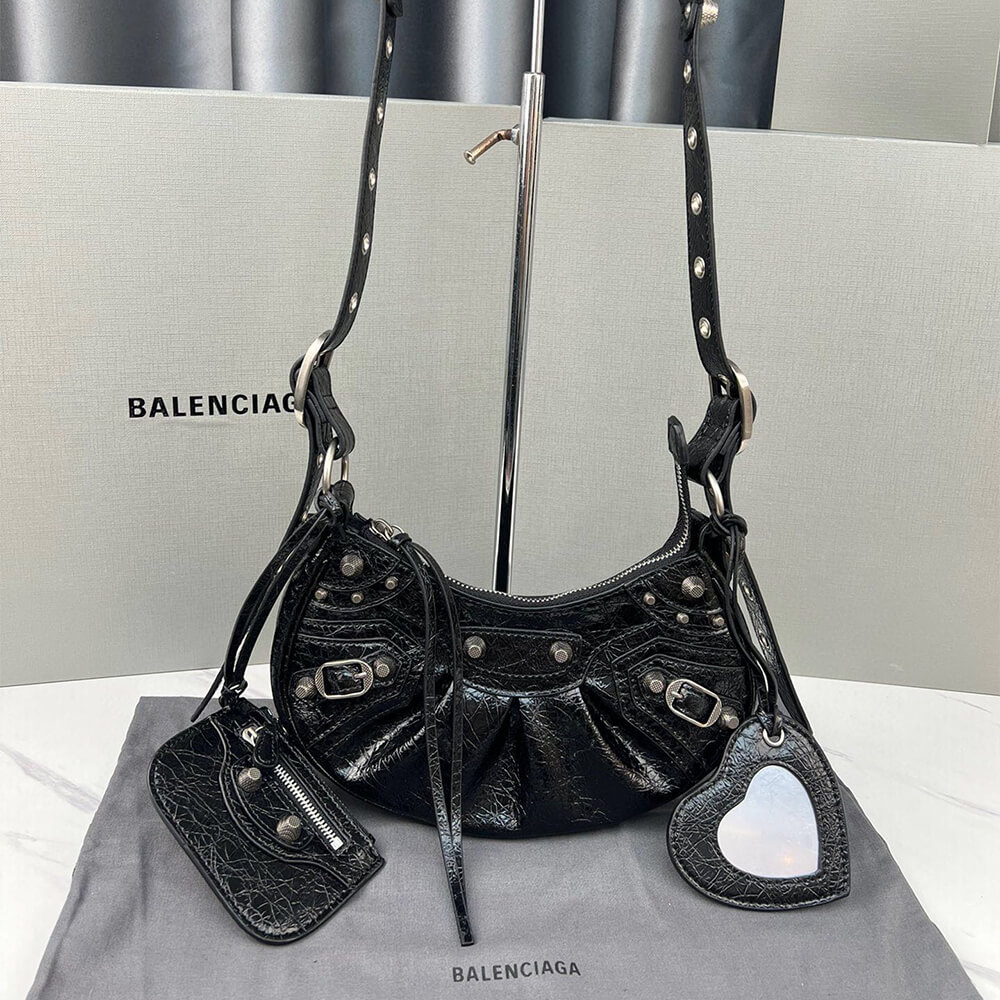 BALENCIAGA WOMEN’S LE CAGOLE XS SHOULDER BAG