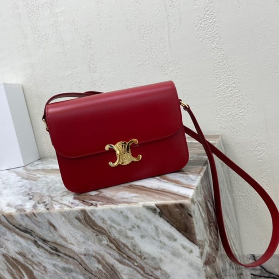 CELINE CLASSIQUE TRIOMPHE BAG IN CALFSKIN