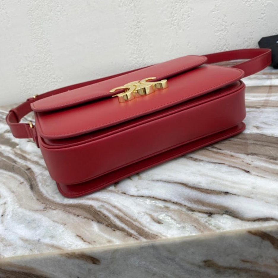 CELINE CLASSIQUE TRIOMPHE BAG IN CALFSKIN