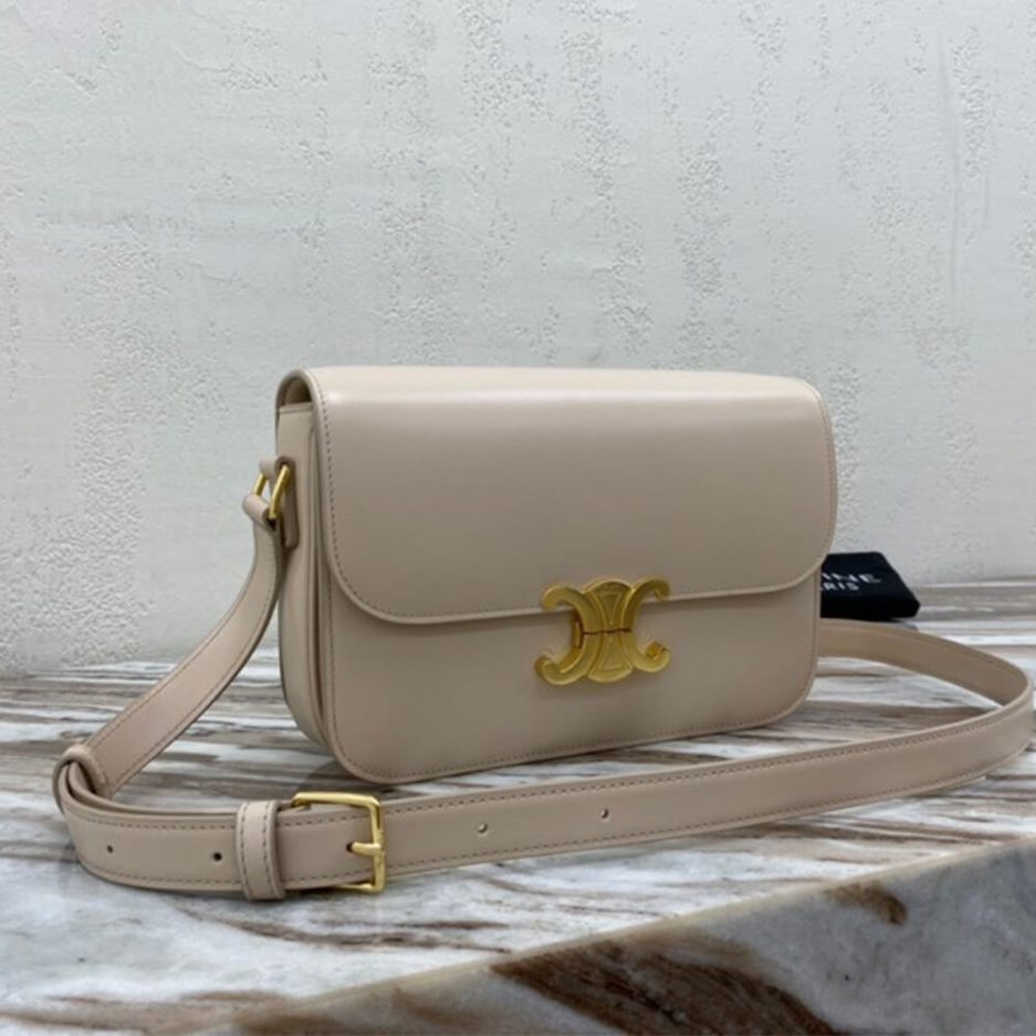 CELINE CLASSIQUE TRIOMPHE BAG IN CALFSKIN