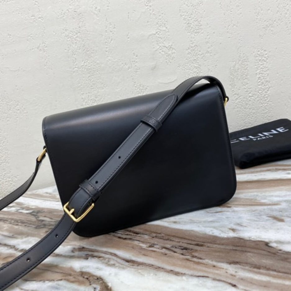 CELINE CLASSIQUE TRIOMPHE BAG IN CALFSKIN