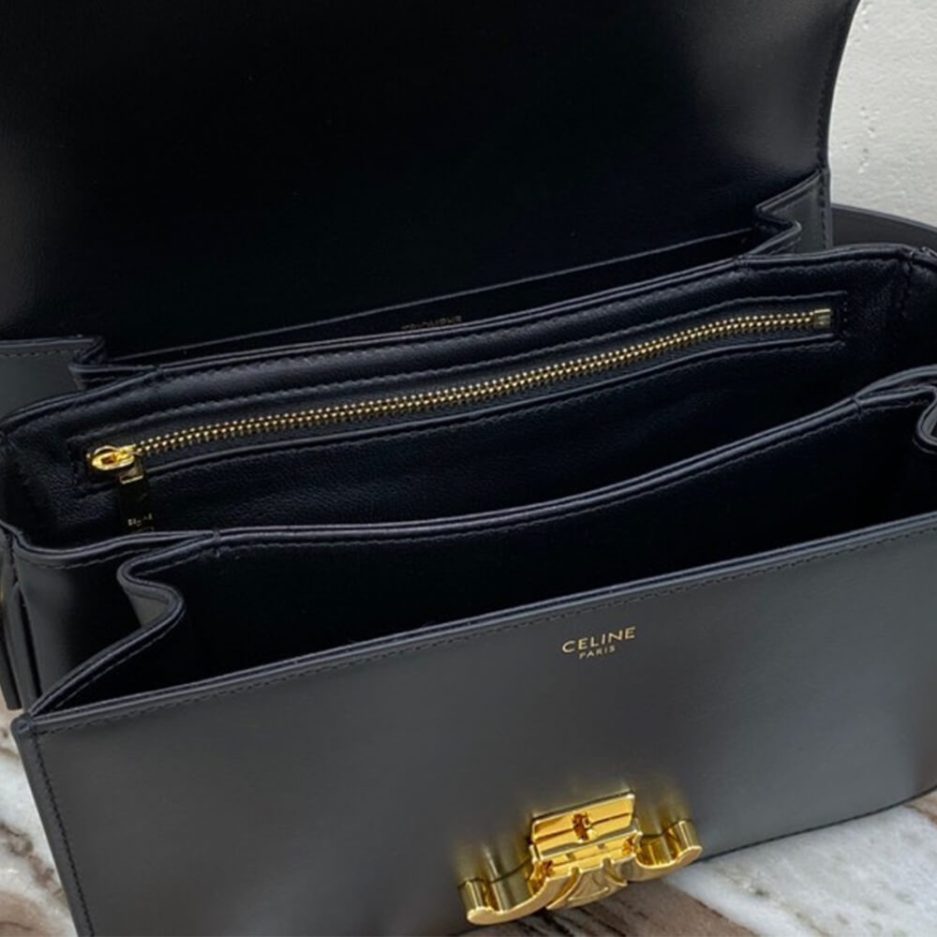 CELINE CLASSIQUE TRIOMPHE BAG IN CALFSKIN