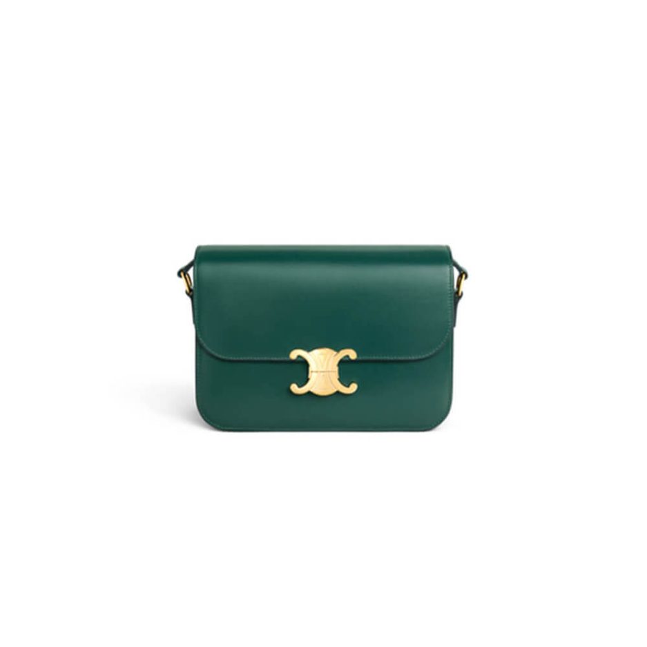 CELINE CLASSIQUE TRIOMPHE BAG IN CALFSKIN