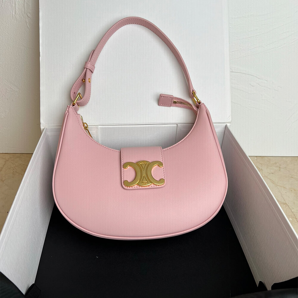 CELINE MEDIUM AVA TRIOMPHE BAG in Smooth Calfskin(HIGH-END GRADE)