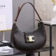 CELINE MEDIUM AVA TRIOMPHE BAG in Triomphe Canvas and calfskin