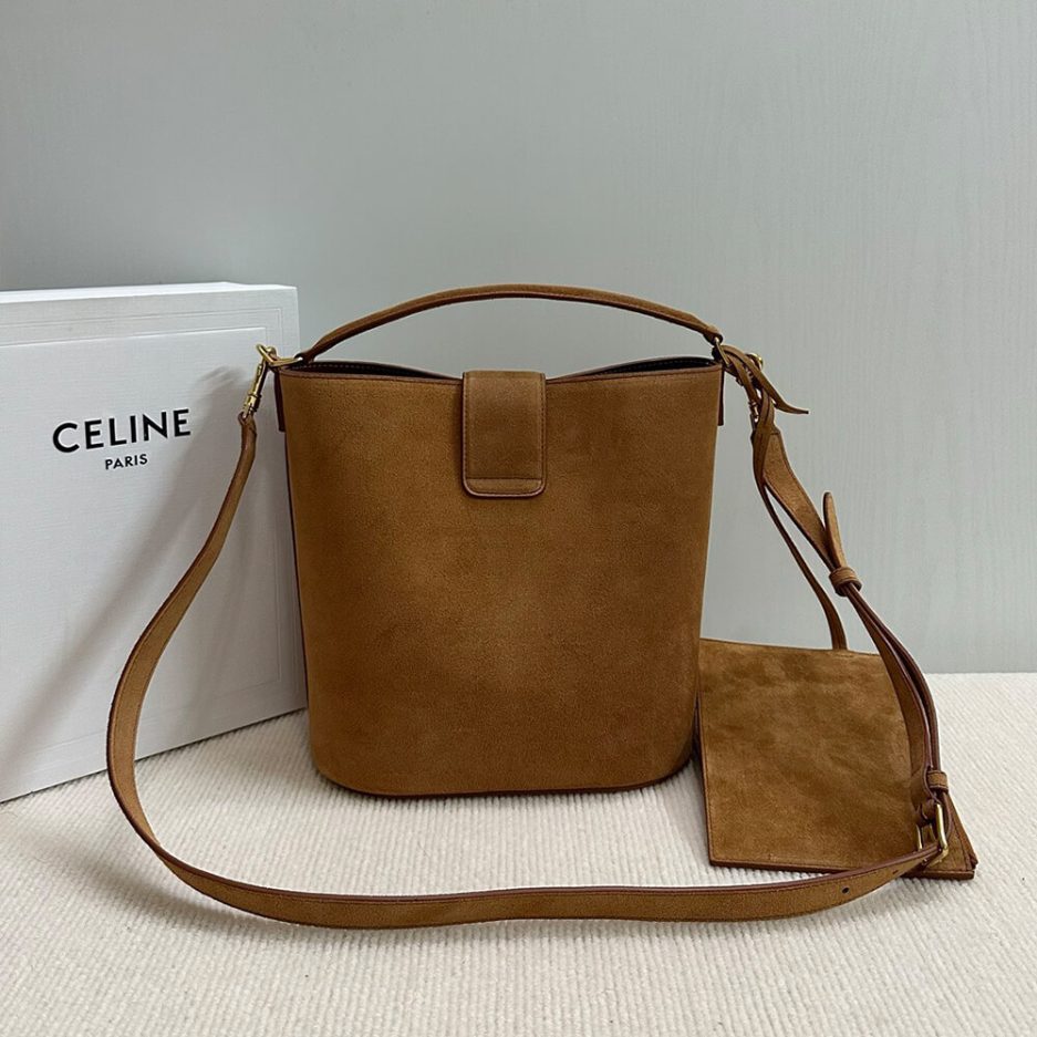 CELINE MEDIUM LOUISE BAG in SUEDE CALFSKIN