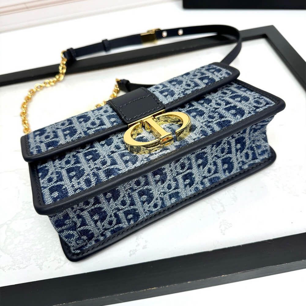 Dior 30 Montaigne East-West Bag with Chain