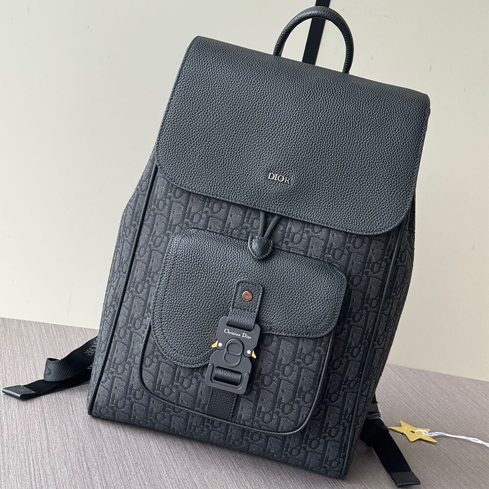 Dior Saddle Backpack with Flap(high-end grade)