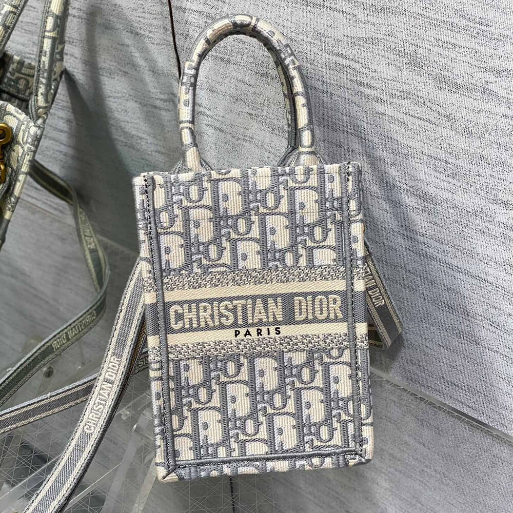 Mini Vertical Dior Book Tote