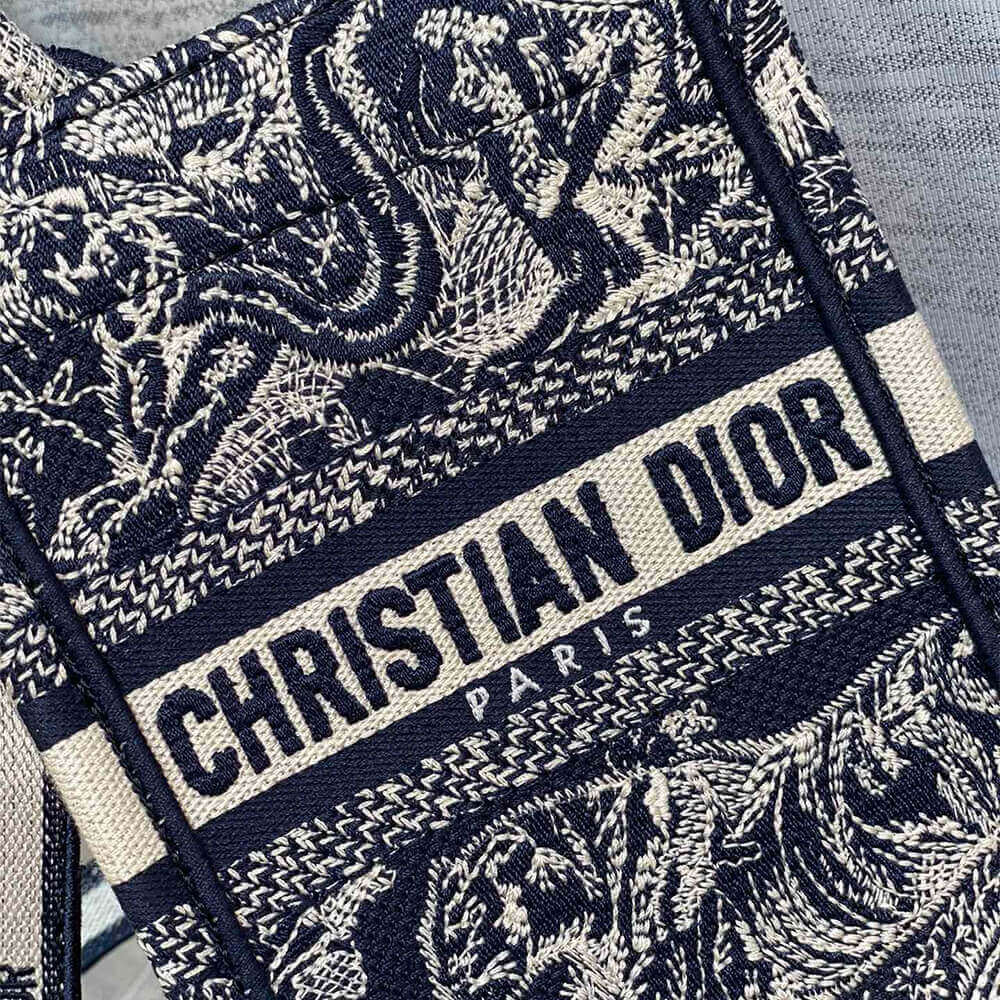 Mini Vertical Dior Book Tote