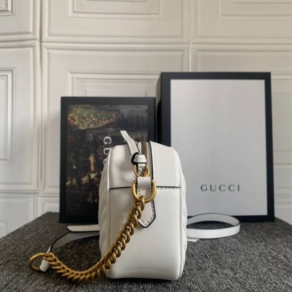 GG Marmont small matelasse shoulder bag