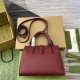 GUCCI SMALL TOTE BAG WITH HOOK CLOSURE