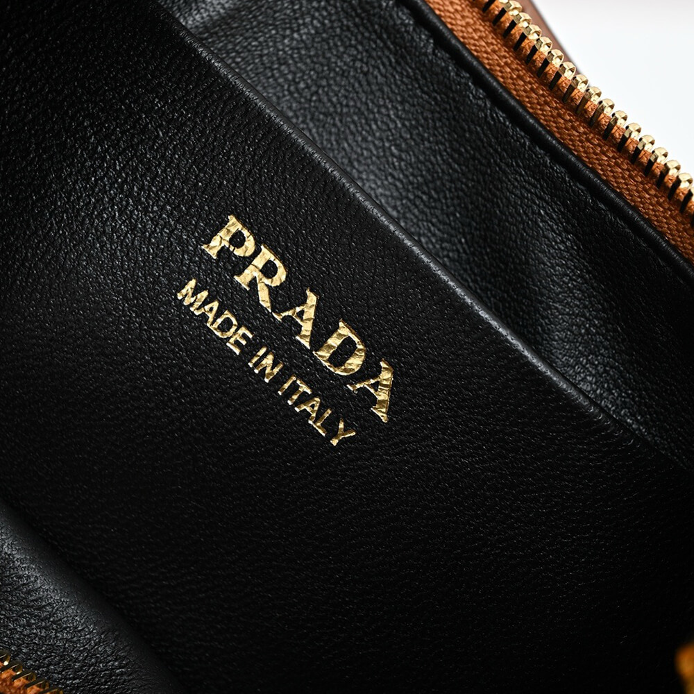 Prada Arque leather shoulder bag