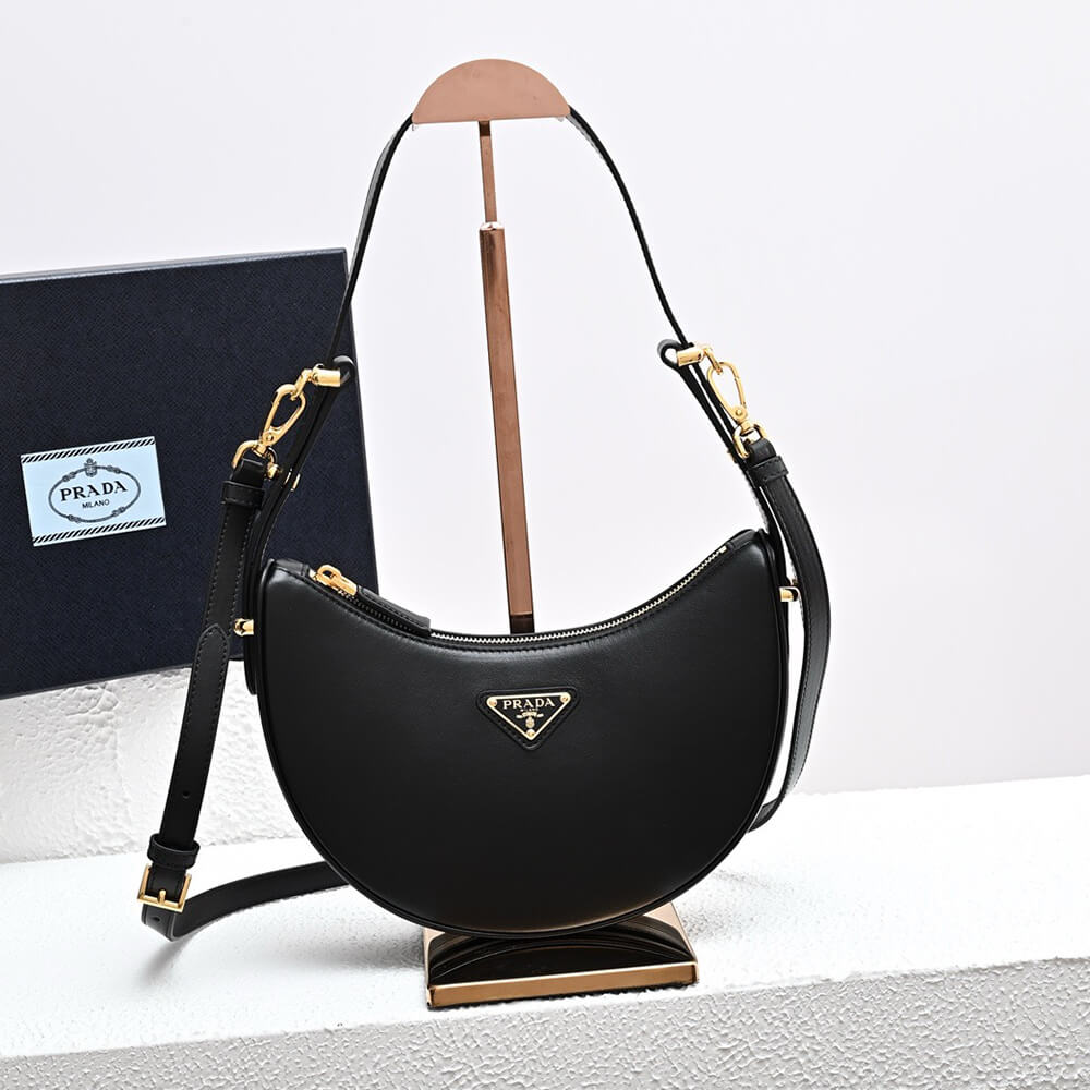 Prada Arque leather shoulder bag