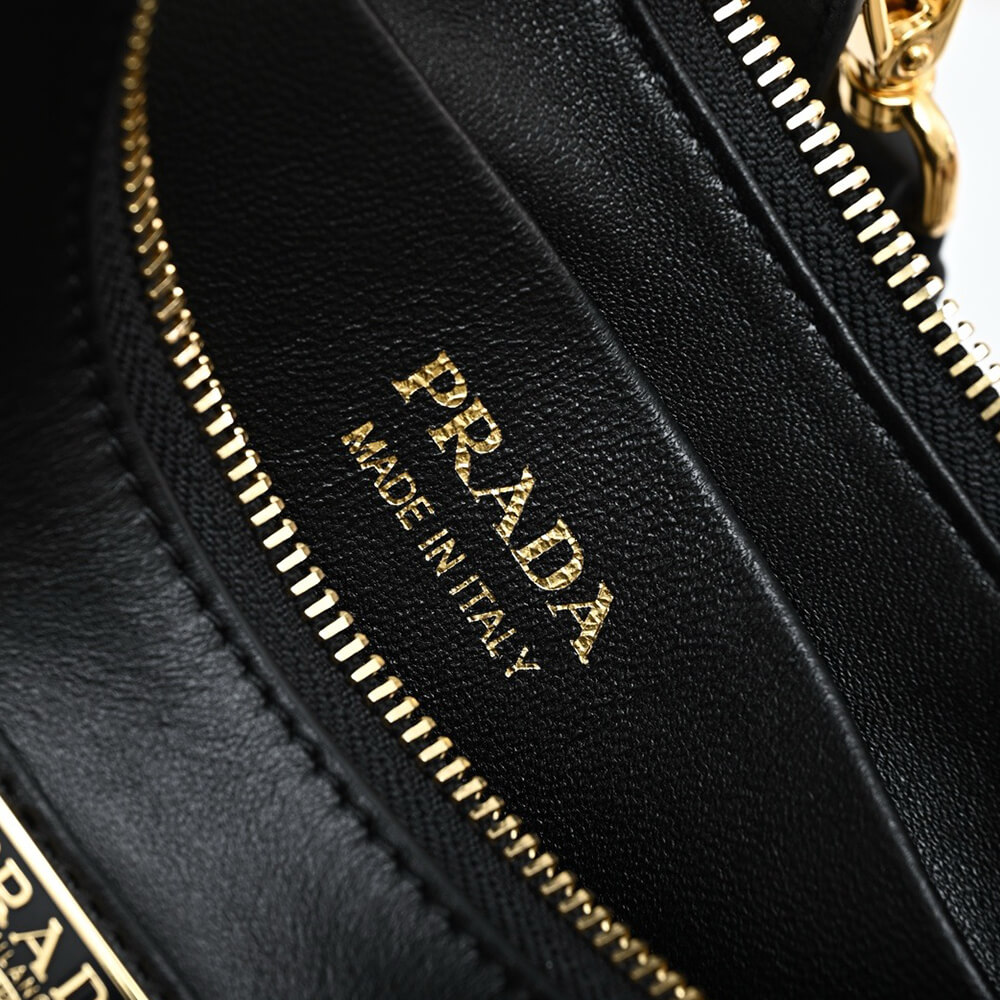 Prada Arque leather shoulder bag