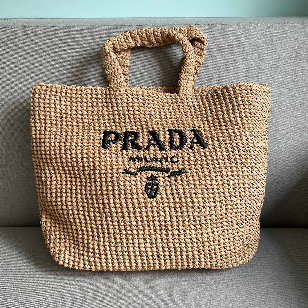 Prada Crochet tote bag