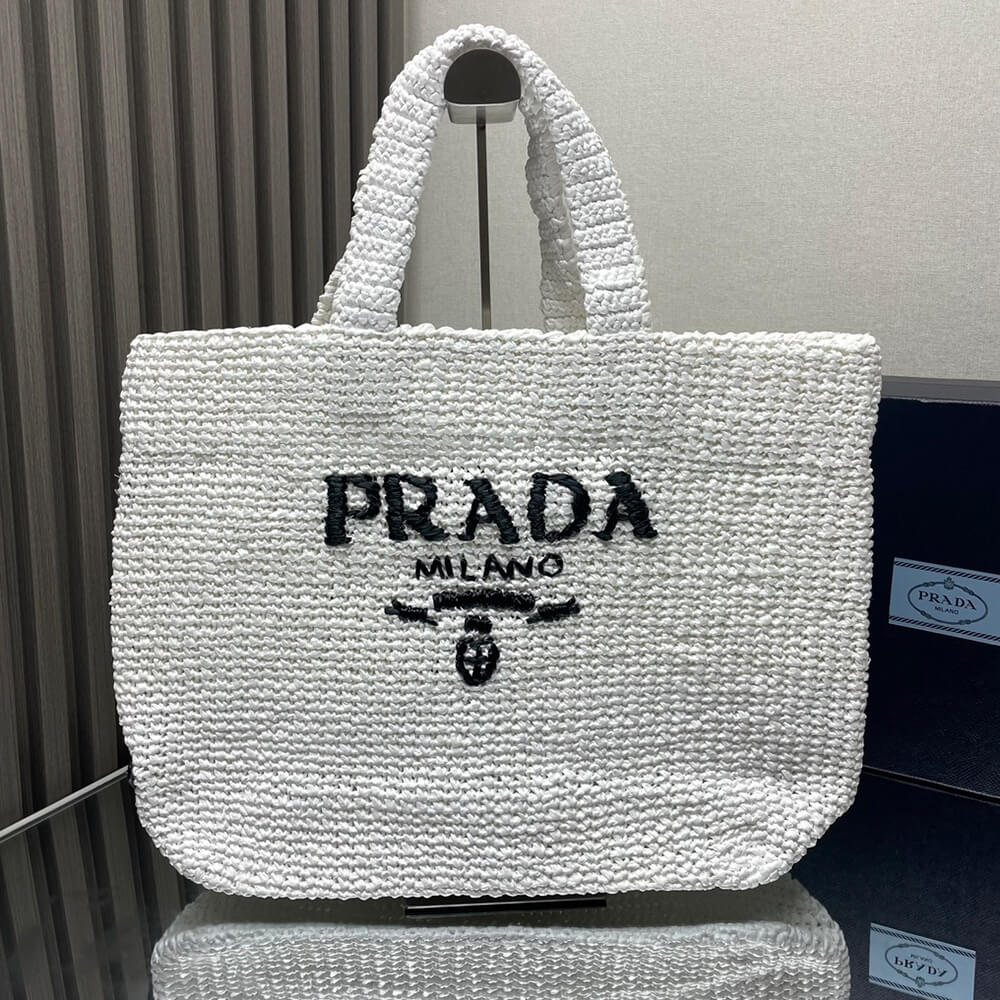 Prada Crochet tote bag