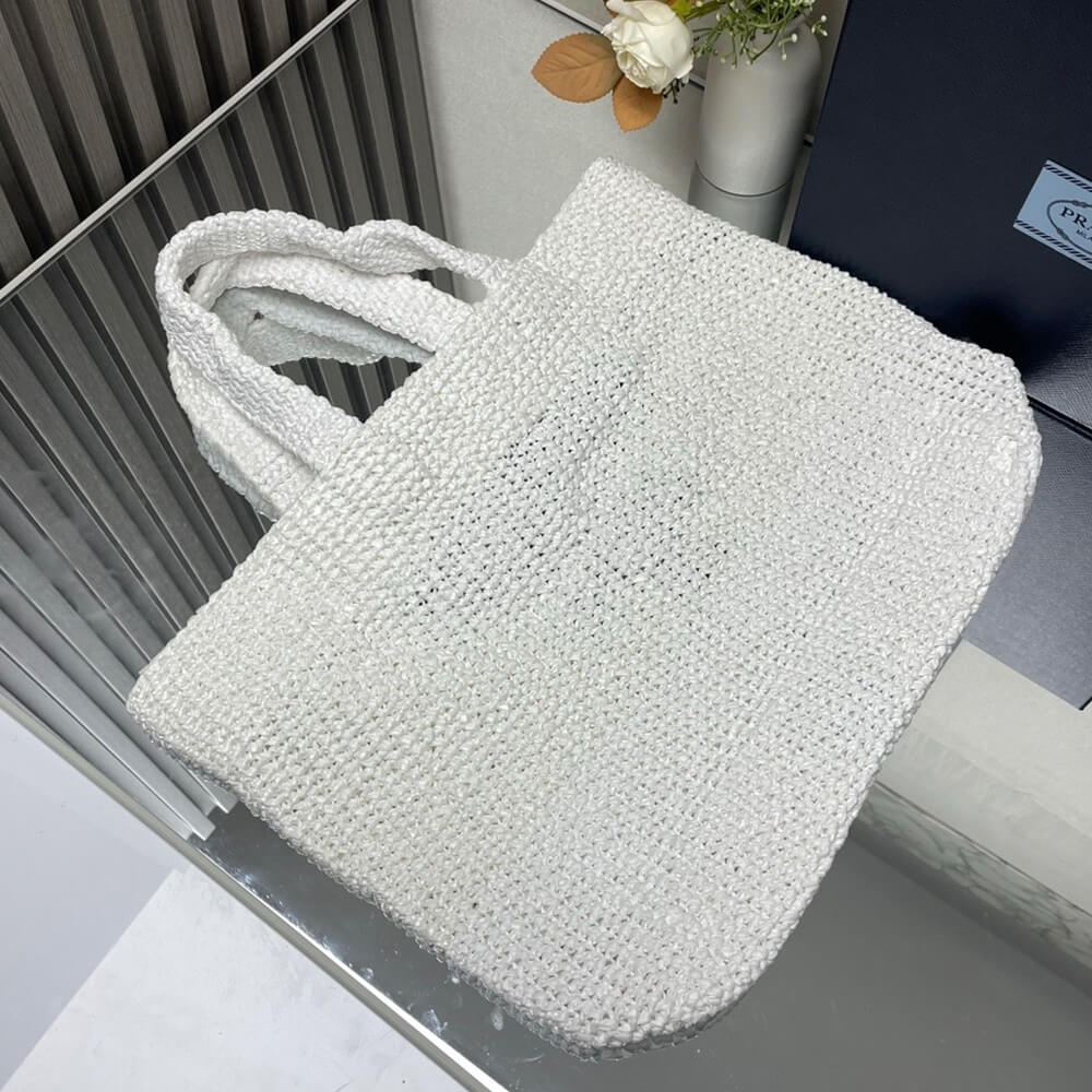 Prada Crochet tote bag