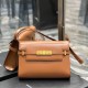 MANHATTAN SMALL SHOULDER BAG IN BOX SAINT LAURENT LEATHER