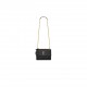 SUNSET MEDIUM CHAIN BAG IN CROCODILE-EMBOSSED SHINY LEATHER