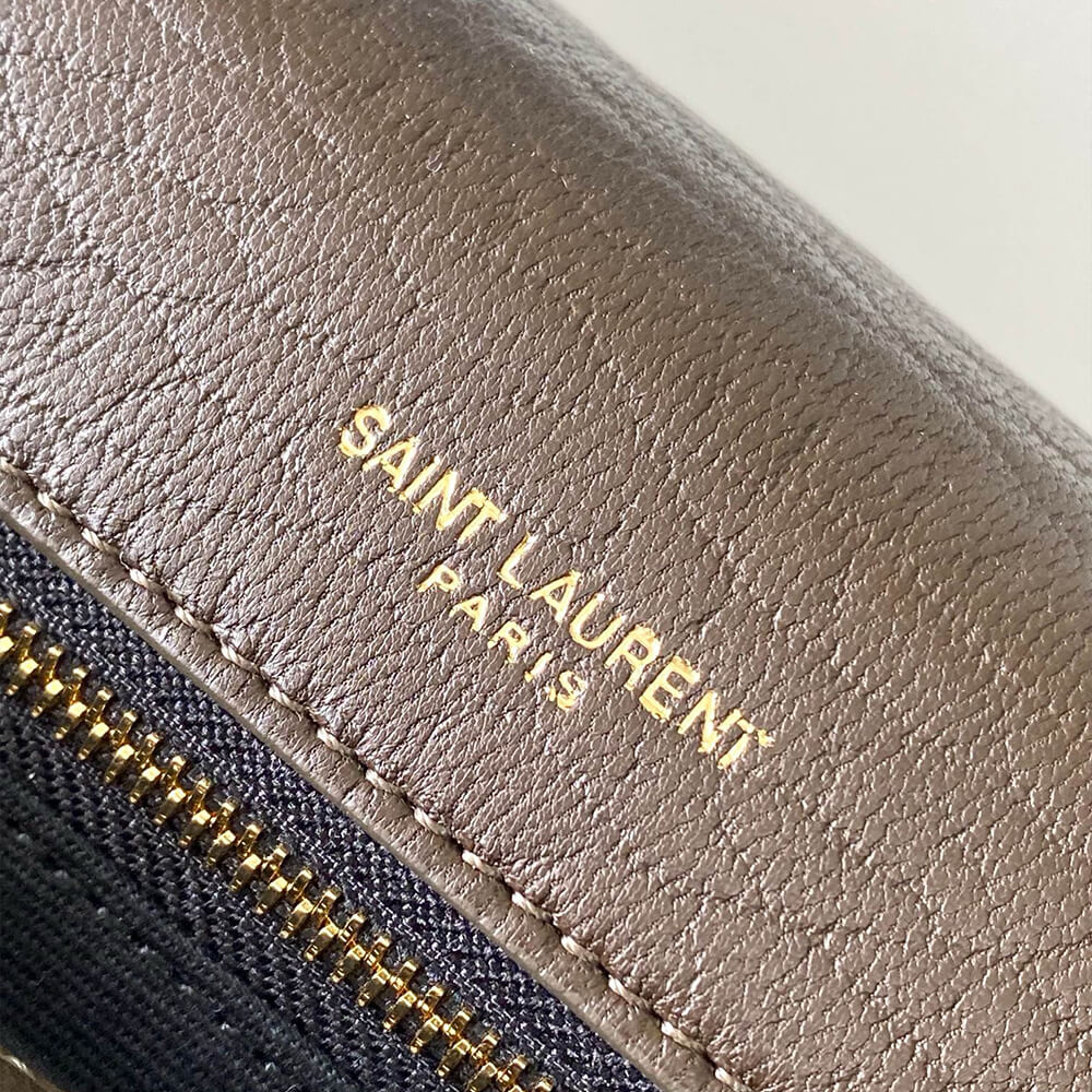 YSL Calypso large in grained lambskin-1