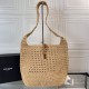 YSL Hobo Crochet bag in raffia and leather