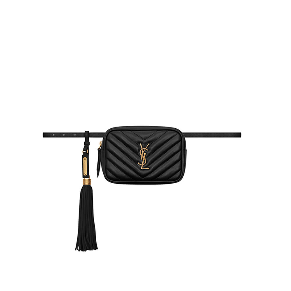 YSL LOU BELT BAG IN MATELASSE LEATHER